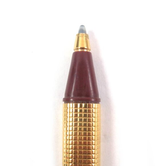 Cartier Vintage Block Check Trinity Double C Logo Capped Ballpoint main image 4